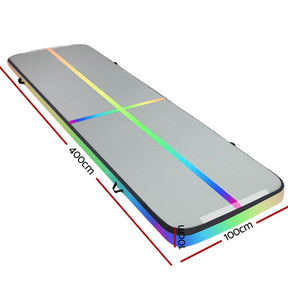 Everfit 4X1M Air Track Inflatable Tumbling Mat Gymnastics Yoga Mat - SportZone.co.nz