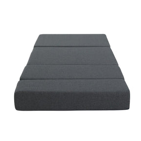 Giselle Bedding Foldable Mattress Folding Foam Bed Floor Mat Grey - SportZone.co.nz