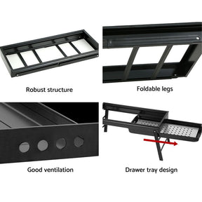 Grillz BBQ Grill Charcoal Smoker Foldable - SportZone.co.nz