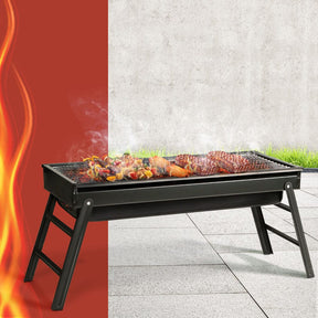 Grillz BBQ Grill Charcoal Smoker Foldable - SportZone.co.nz