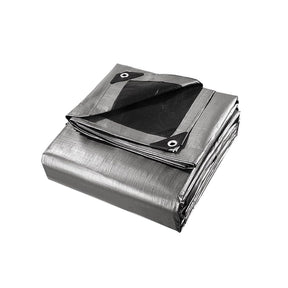 Instahut Tarp Tarpaulin 3.6x6m Canvas Camping Heavy Duty Sun Cover - SportZone.co.nz