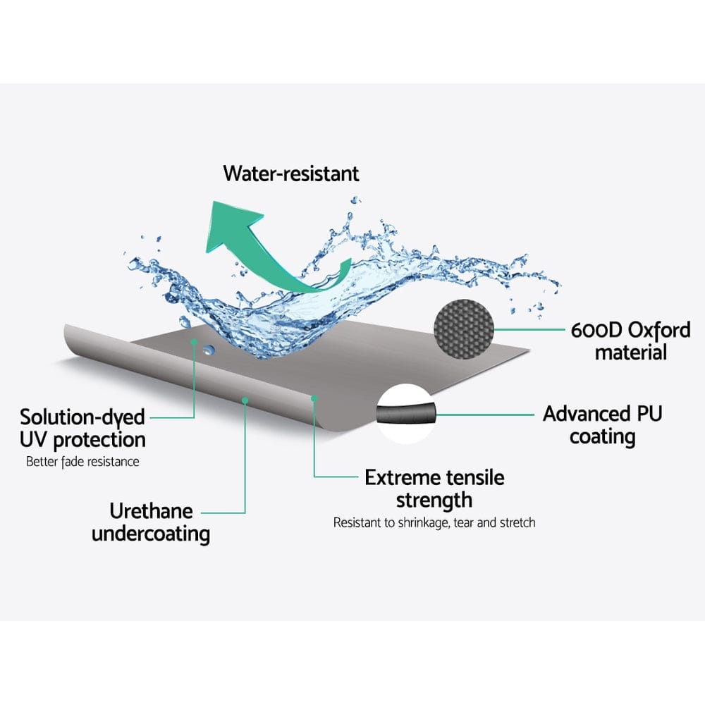 Seamanship 16 - 18.5ft Boat Cover Trailerable Marine Grade 600D - SportZone.co.nz