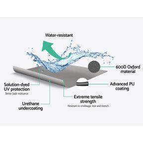 Seamanship 16 - 18.5ft Boat Cover Trailerable Marine Grade 600D - SportZone.co.nz