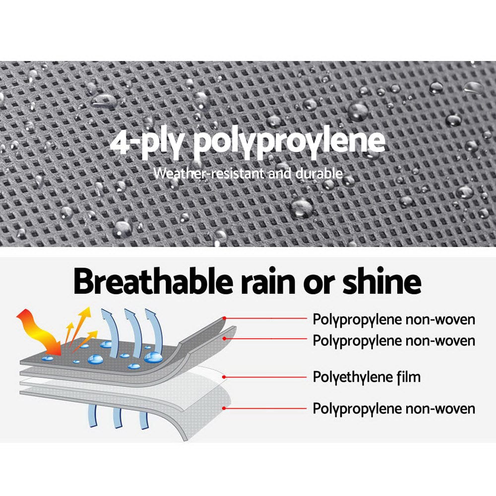 Weisshorn 16 - 18ft Caravan Cover Campervan 4 Layer UV Water Resistant - SportZone.co.nz