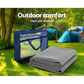 Weisshorn 5M X 2.5M Annex Matting Floor Mats Mesh Caravan Camping Annexe - SportZone.co.nz