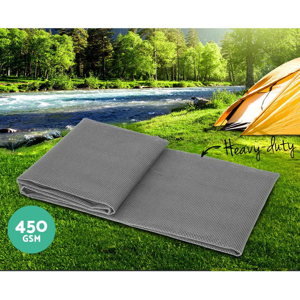 Weisshorn 5M X 2.5M Annex Matting Floor Mats Mesh Caravan Camping Annexe - SportZone.co.nz