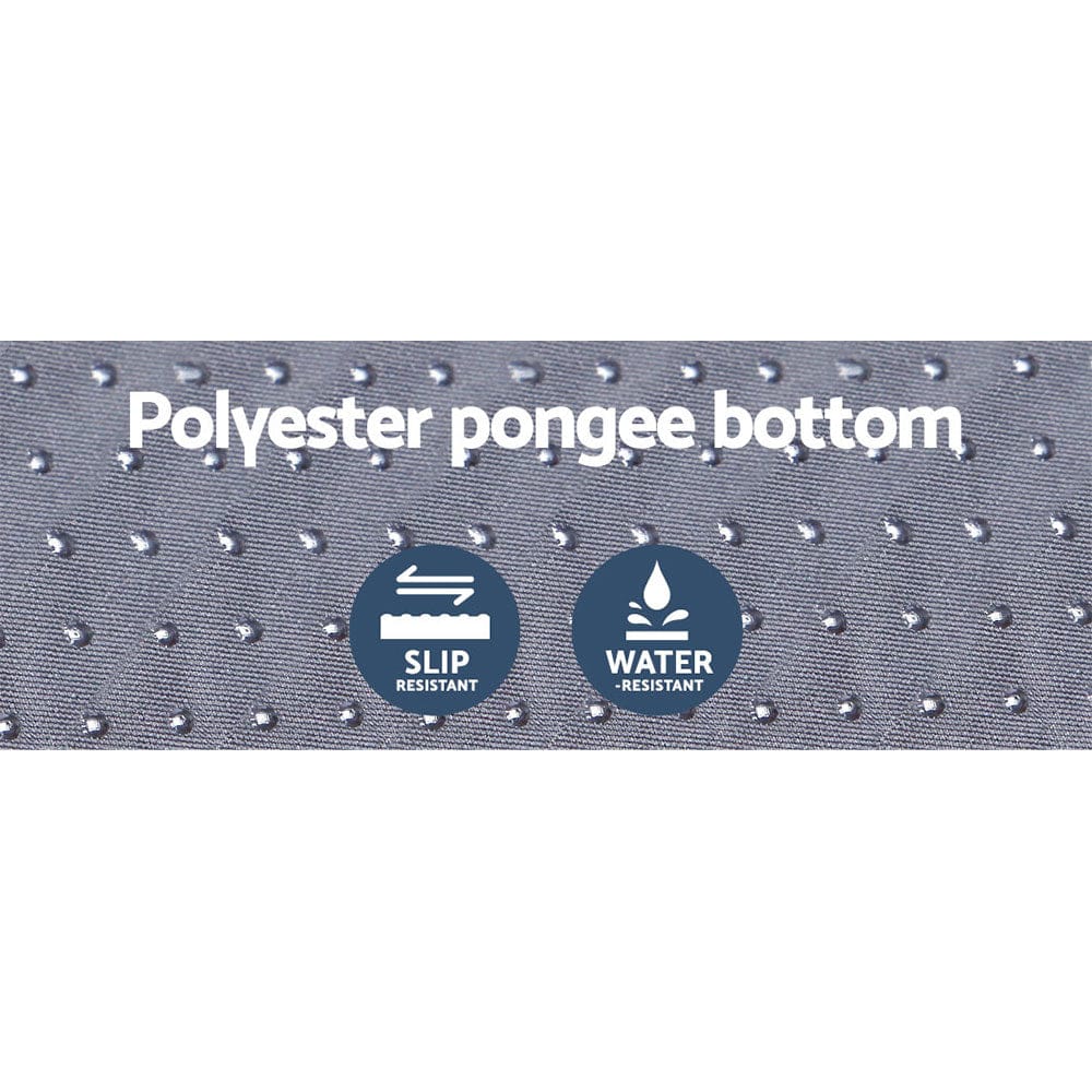 Weisshorn Self Inflating Mattress Camping Sleeping Mat Air Bed Pad Single Black - SportZone.co.nz